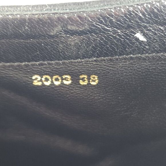 M Grigiarancio Women's US7-7,5 EU38 Black Leather Zip Heeled Ankle Boots Booties - Picture 11 of 15